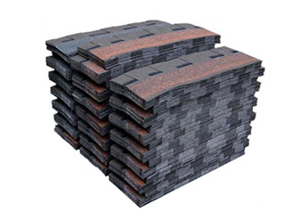 Multi-color Fiberglass Asphalt Shingles